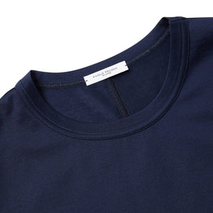 T-Shirt in Jersey Lucido - Blu Navy Paolo Pecora