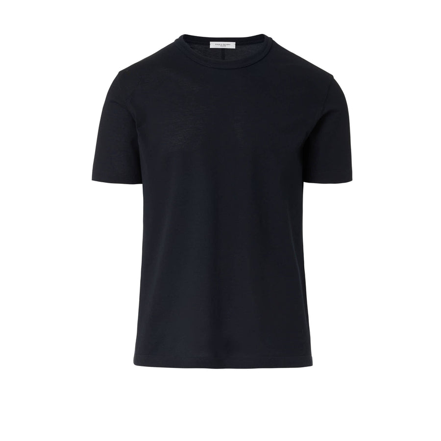 Paolo Pecora T-Shirt in Piquet Extrafine - Nera