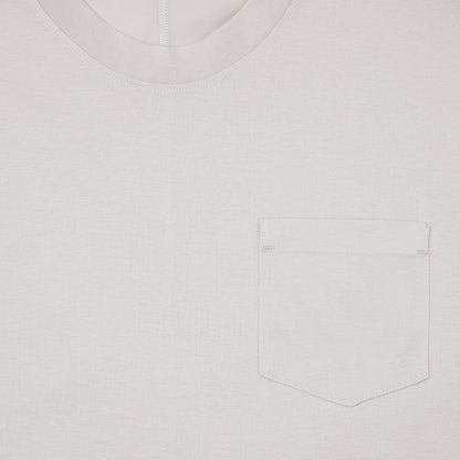 T-shirt in Cotone Beige T-Shirt Jersey Paolo Pecora