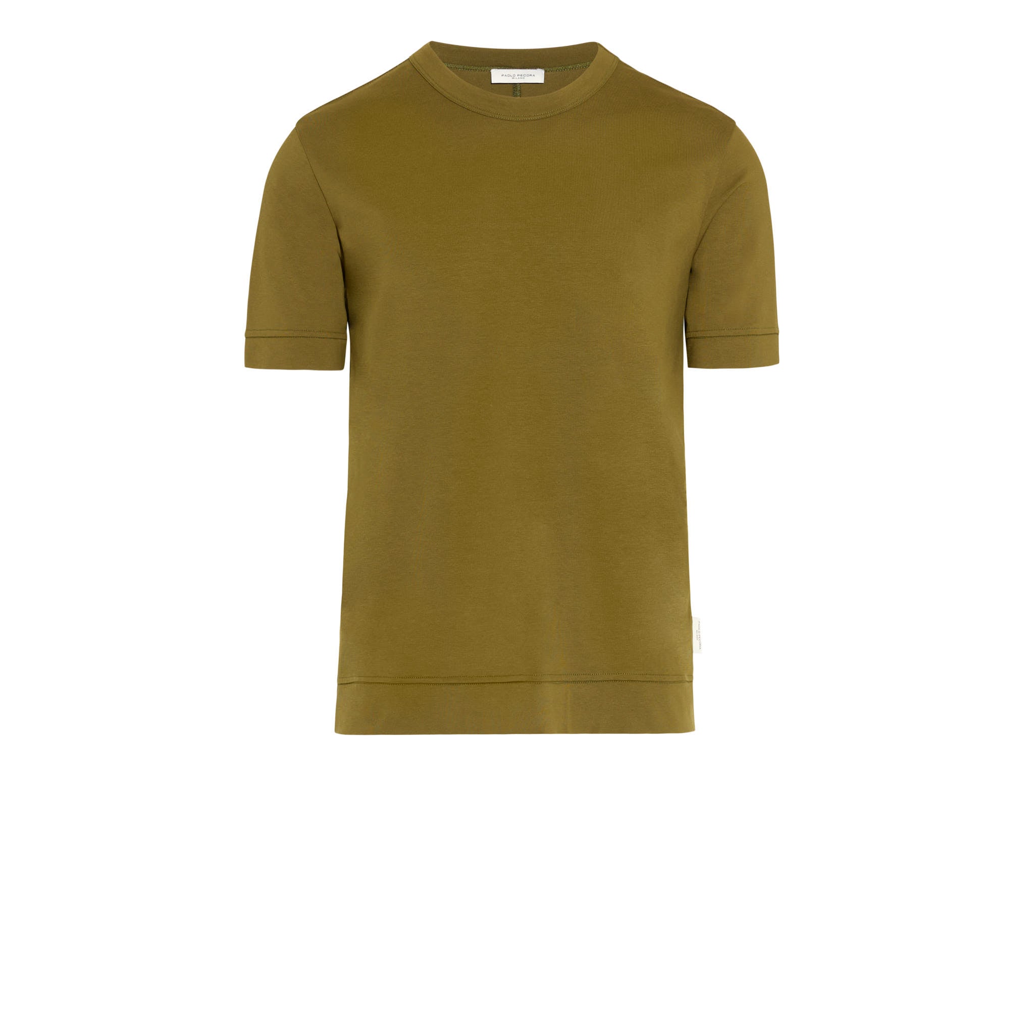 T-Shirt in Cotone Verde Marcio T-Shirt Jersey Paolo Pecora