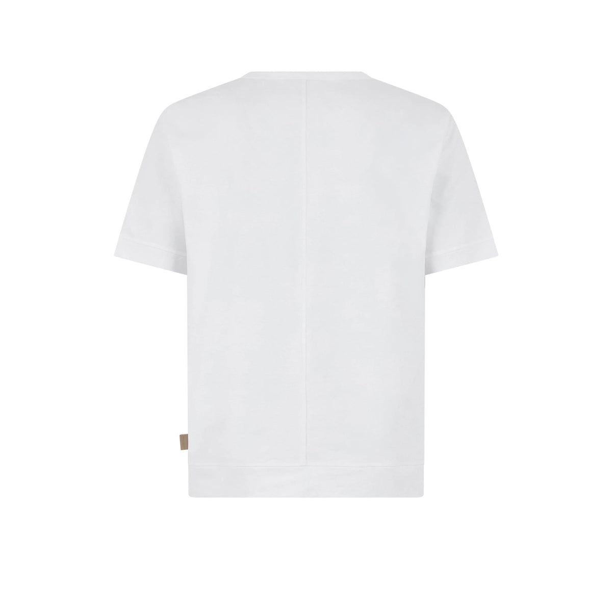 T-Shirt in Jersey di Cotone Bi-Stretch Bianco Ottico T-Shirt Jersey Paolo Pecora