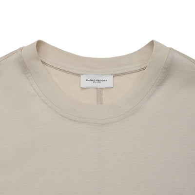 T-Shirt Jersey Beige T-Shirt Jersey Paolo Pecora