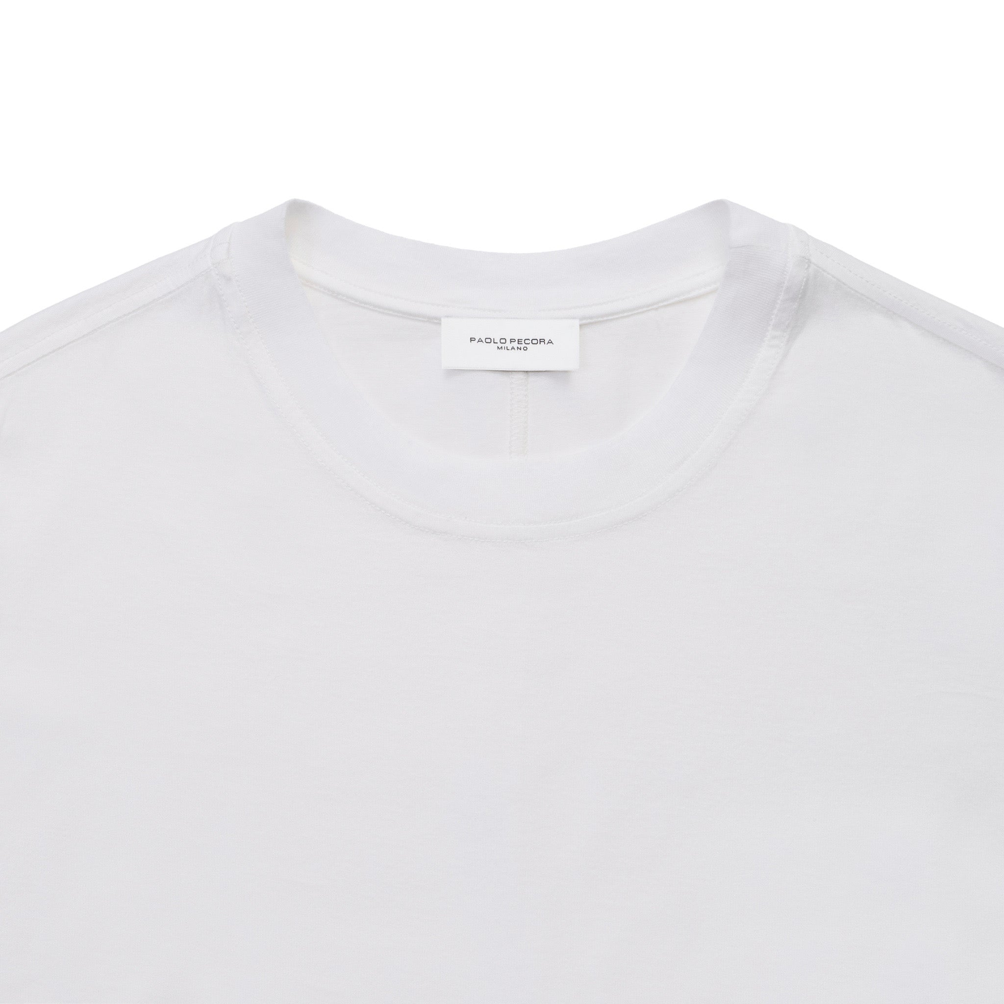 T-Shirt Jersey Bianco Ottico T-Shirt Jersey Paolo Pecora