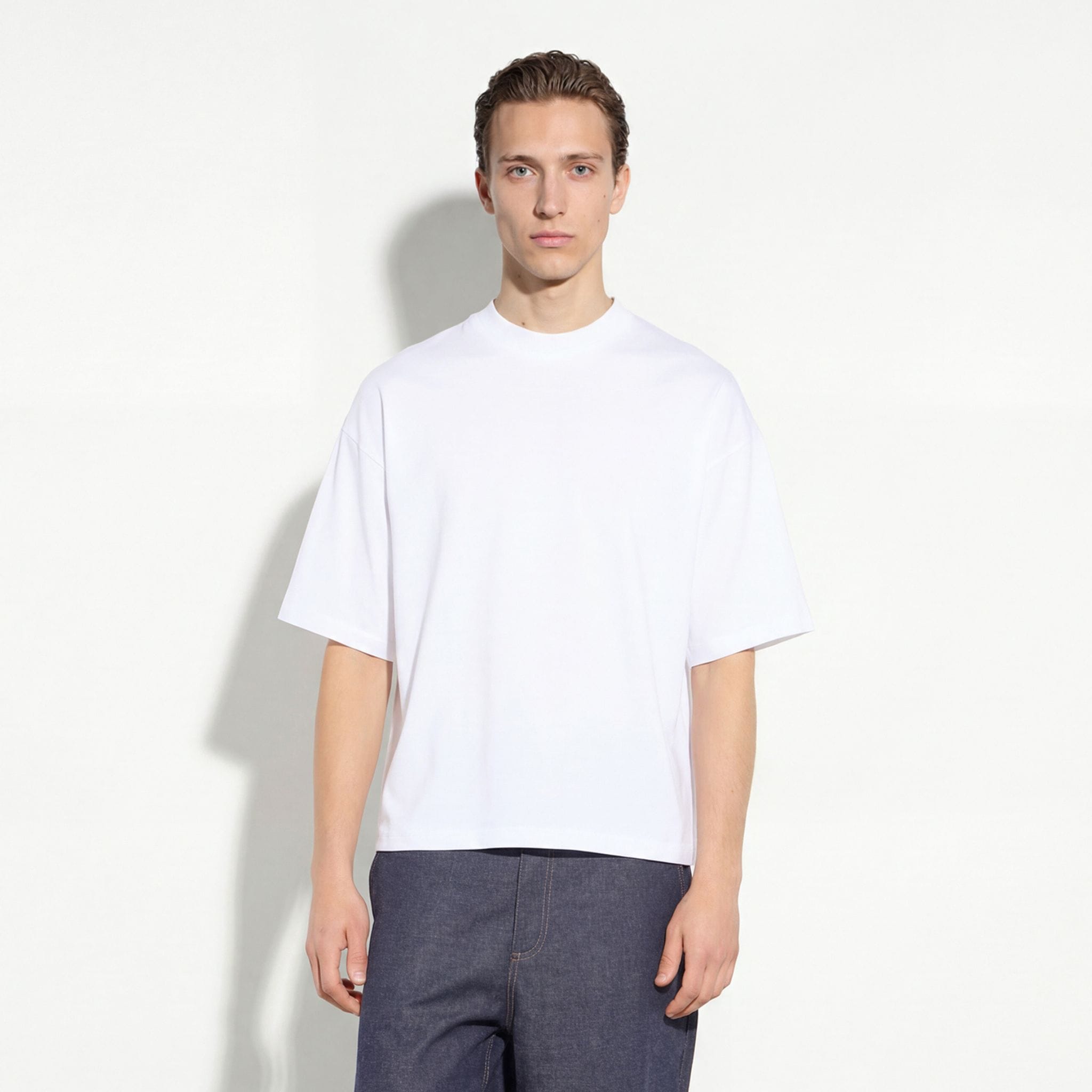 T-Shirt Jersey Bianco Ottico T-Shirt Jersey Paolo Pecora