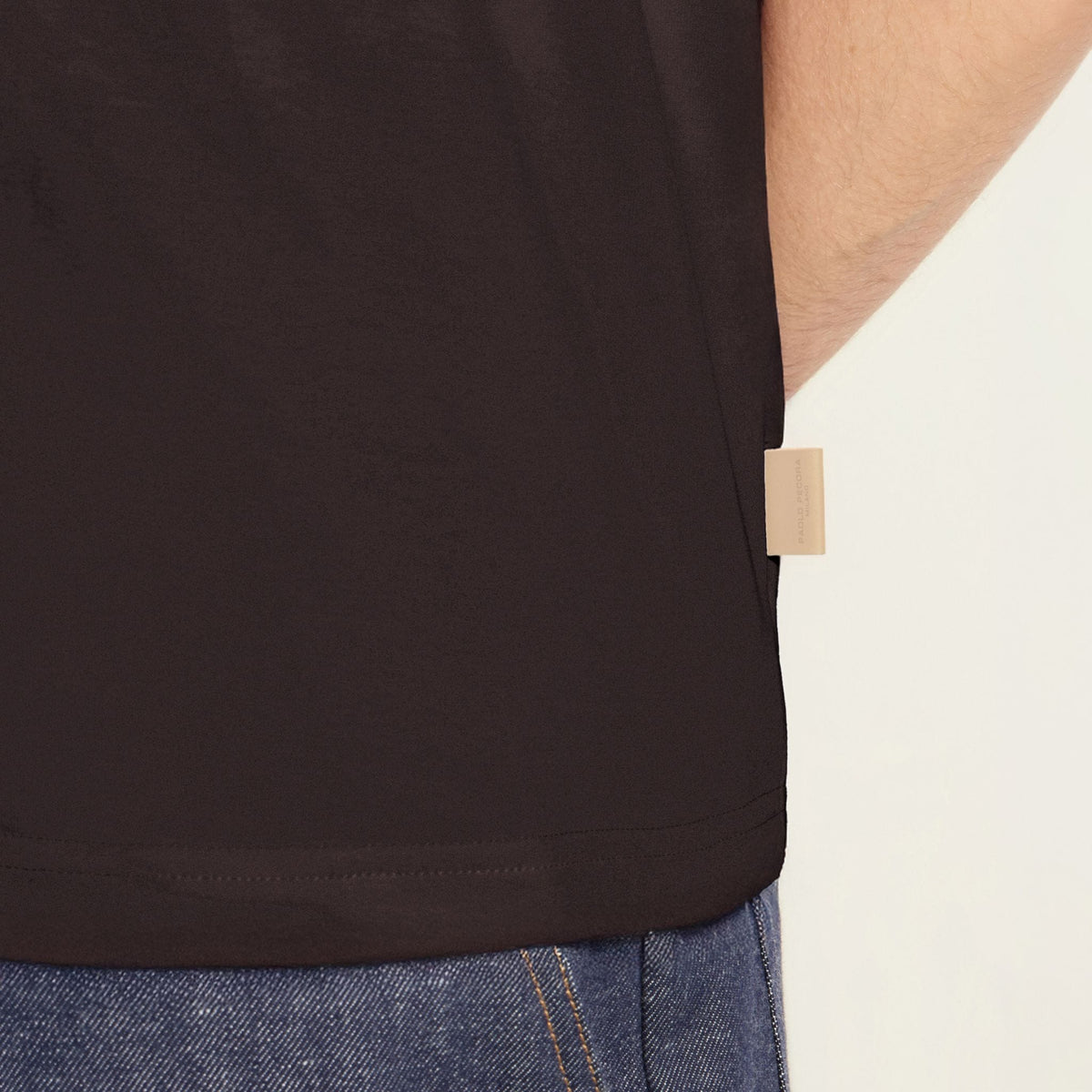 T-Shirt Jersey Marrone T-Shirt Jersey Paolo Pecora