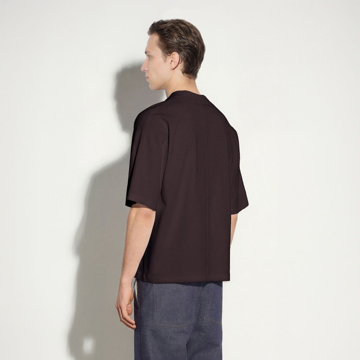 T-Shirt Jersey Marrone T-Shirt Jersey Paolo Pecora