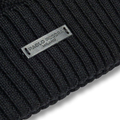 Berretto Maglia Nero Berretto Maglia U / Nero Paolo Pecora