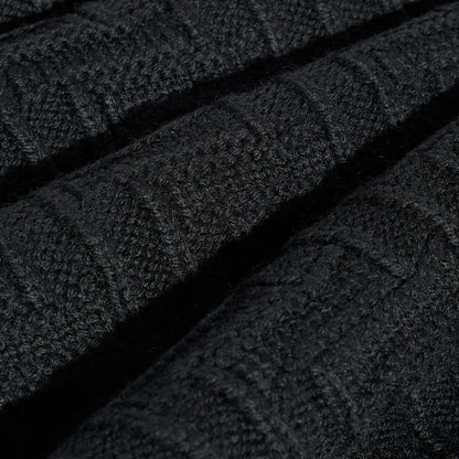 Sciarpa Maglia Nero Sciarpa Maglia U / Nero Paolo Pecora