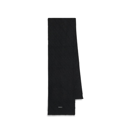 Sciarpa Maglia Nero Sciarpa Maglia U / Nero Paolo Pecora